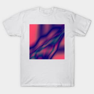 red purple green abstract texture T-Shirt